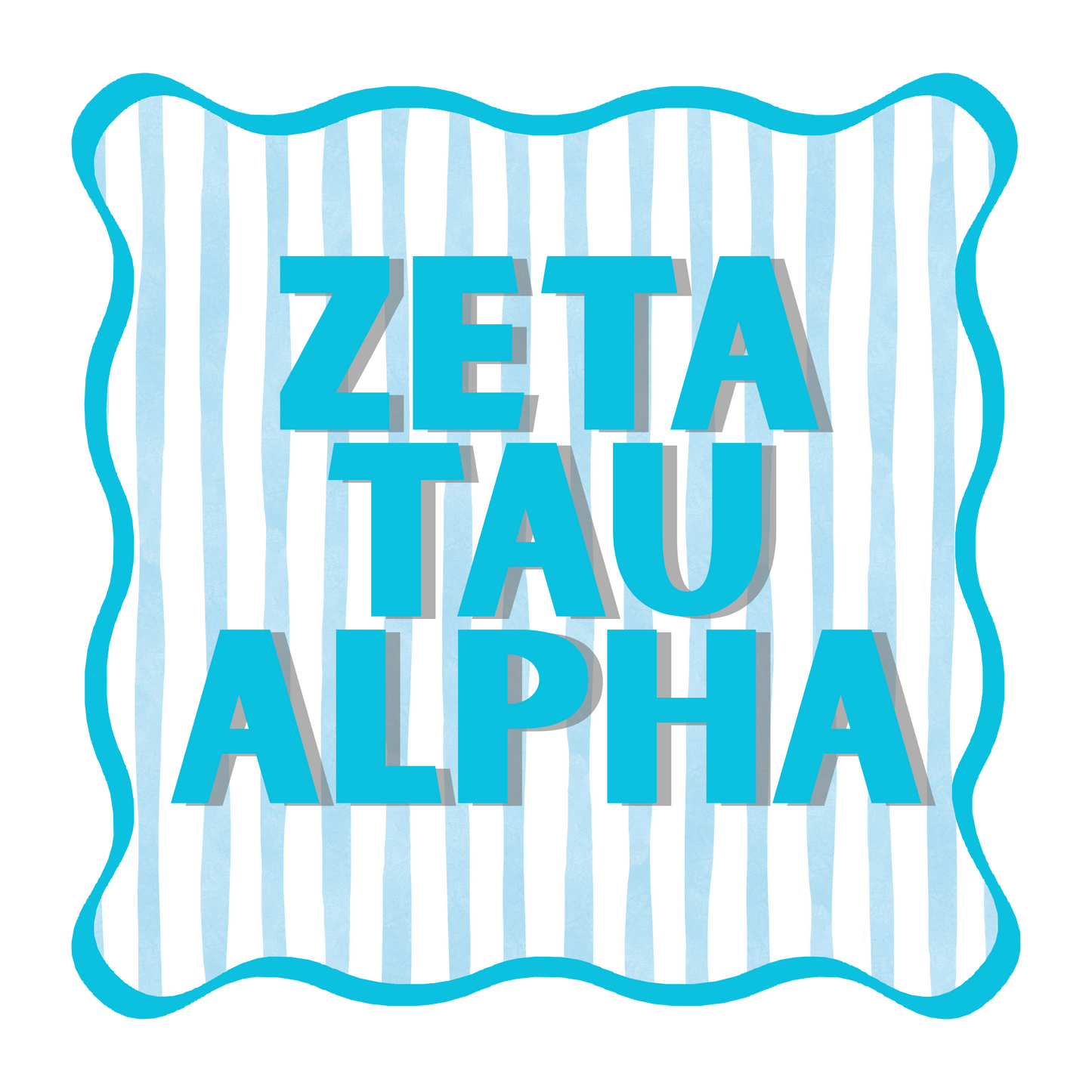 Zeta Tau Alpha Acrylic Coaster Set