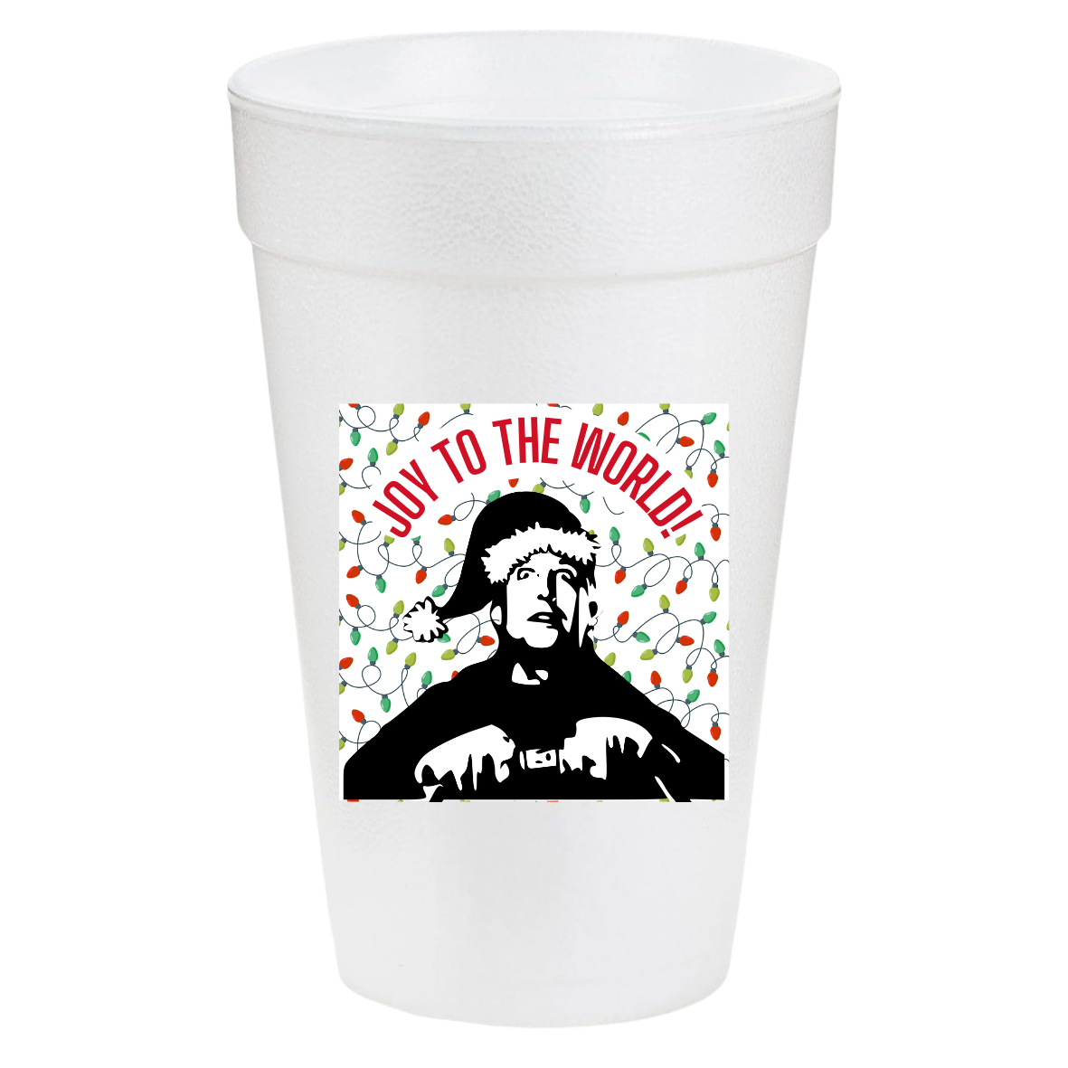 Joy to The World Griswold 20oz Styrofoam Cups