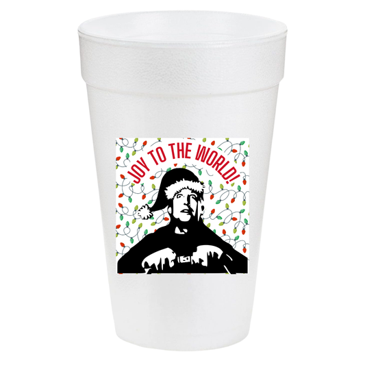 Joy to The World Griswold 20oz Styrofoam Cups