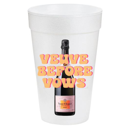 Veuve Before Vows Orange 20oz Cups