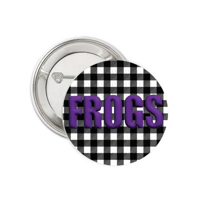 Gingham Glow 3" Button