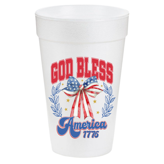 God Bless Bows 20oz Cups