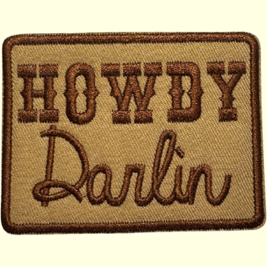 Howdy Darlin Large Sqaure