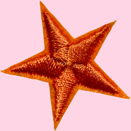 Dark Orange Mini Star