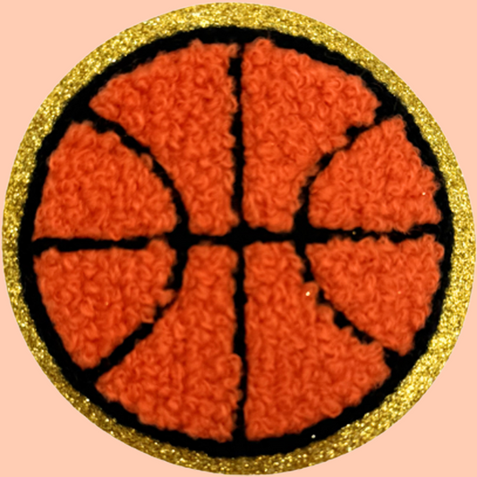 Basketball trimmed in Gold Chenille
