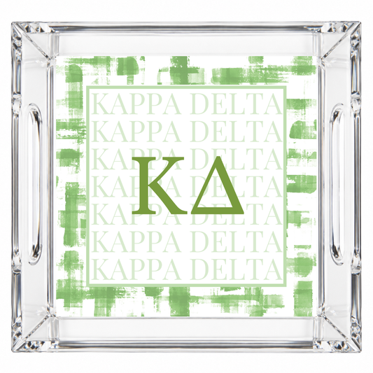 Kappa Delta Acrylic Tray