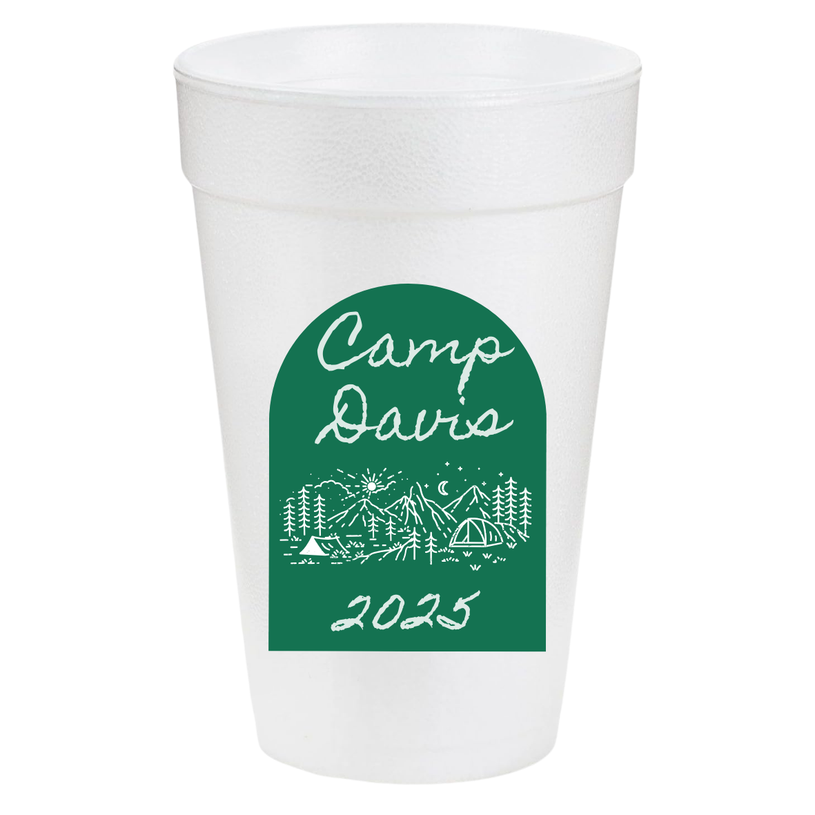 Camp Bride Arch 20oz Cups