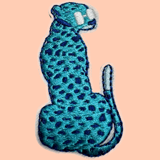 Blue Leopard Sitting