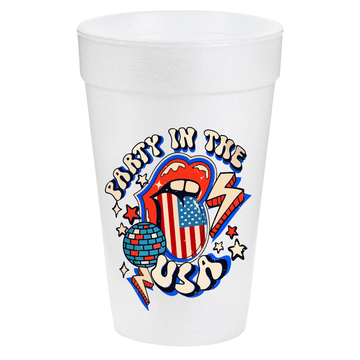 Party in the USA Tongue 20oz Cups