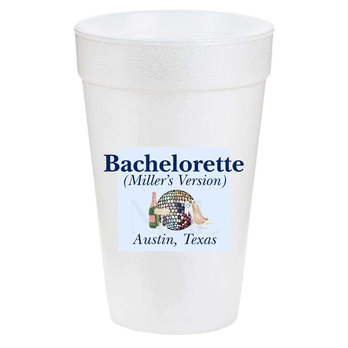 Bachelorette Version 20oz Cups