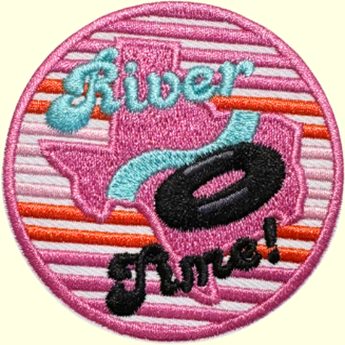 River Time Pink Circle