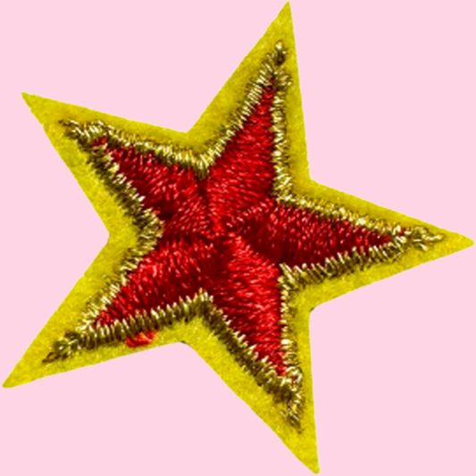 Gold & Red Mini Star