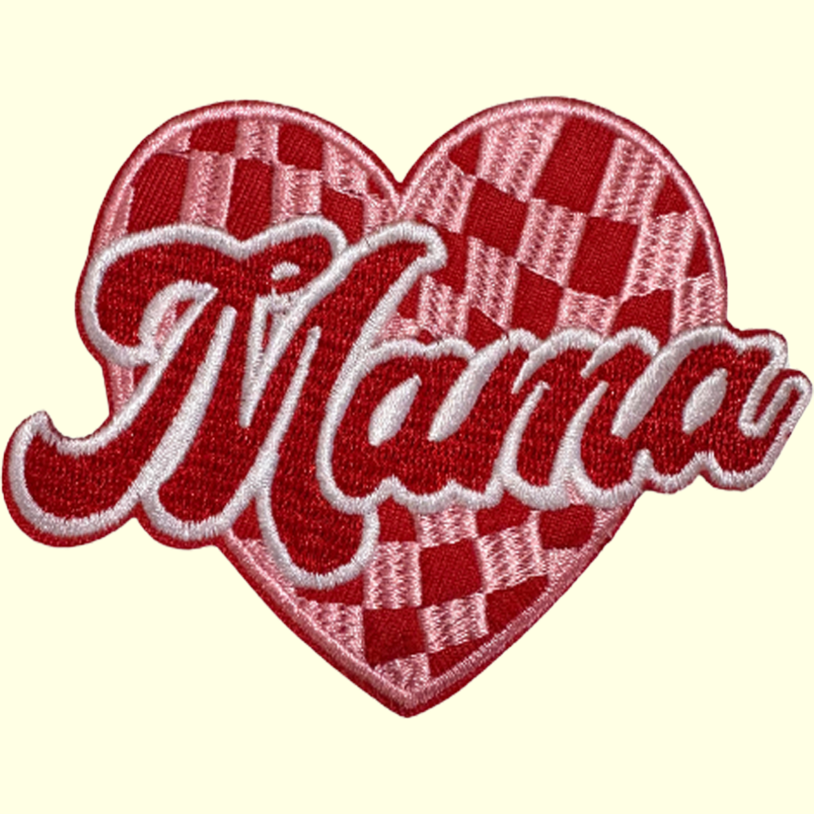 Mama Heart Checkered