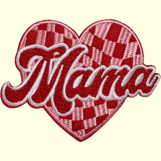 Mama Heart Checkered