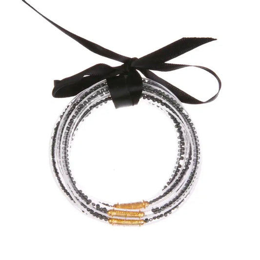 Black Buddha Bangles (5)