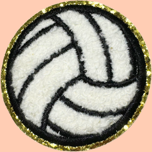 Volleyball trimmed in Gold Chenille