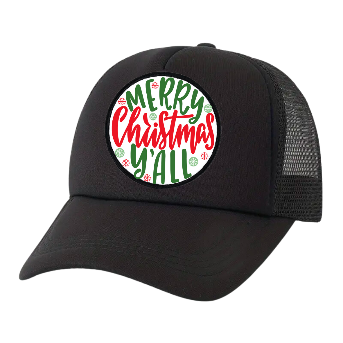 Merry Christmas Y'all Trucker Hat
