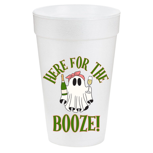 Here for the Booze 20oz Cups