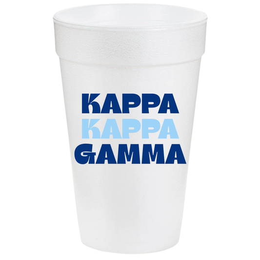 Kappa Kappa Gamma 20oz Cups (10 pack)