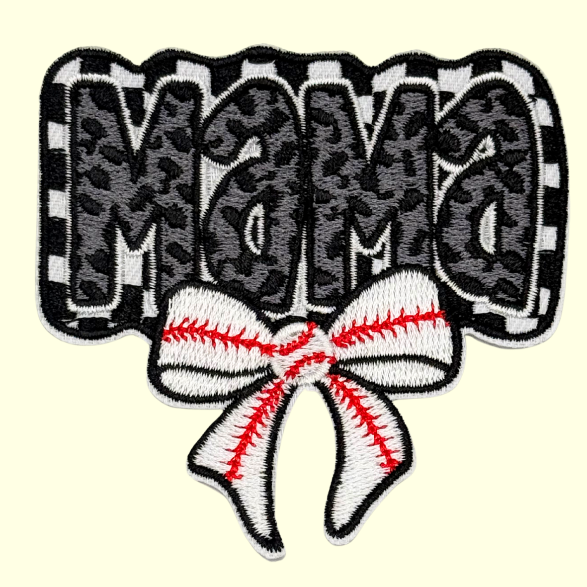 Mama Baseball Bow
