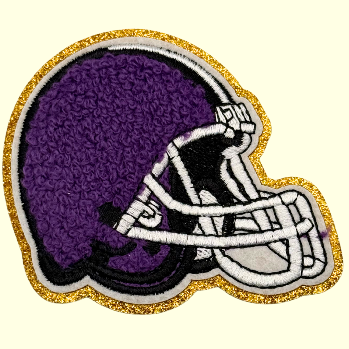 Purple Football Helmet