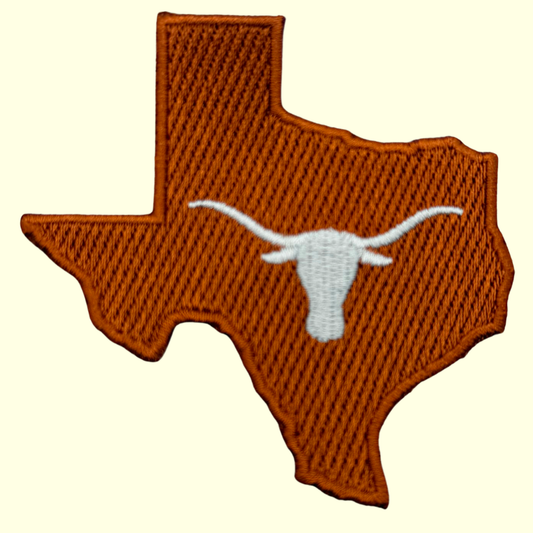 Texas with Longhorn Orange