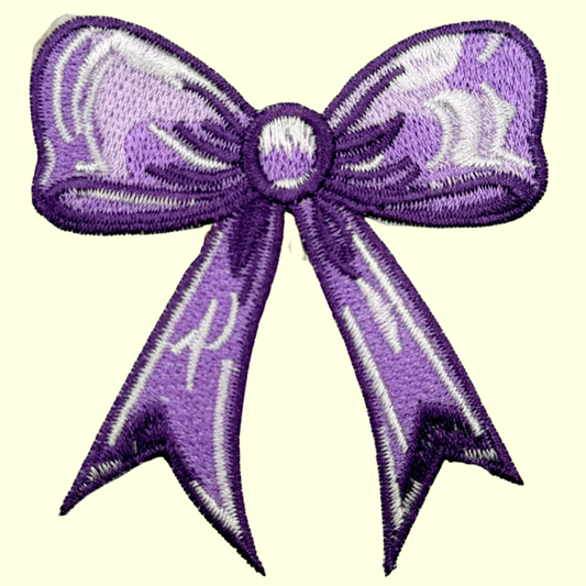 Purple Large Bow