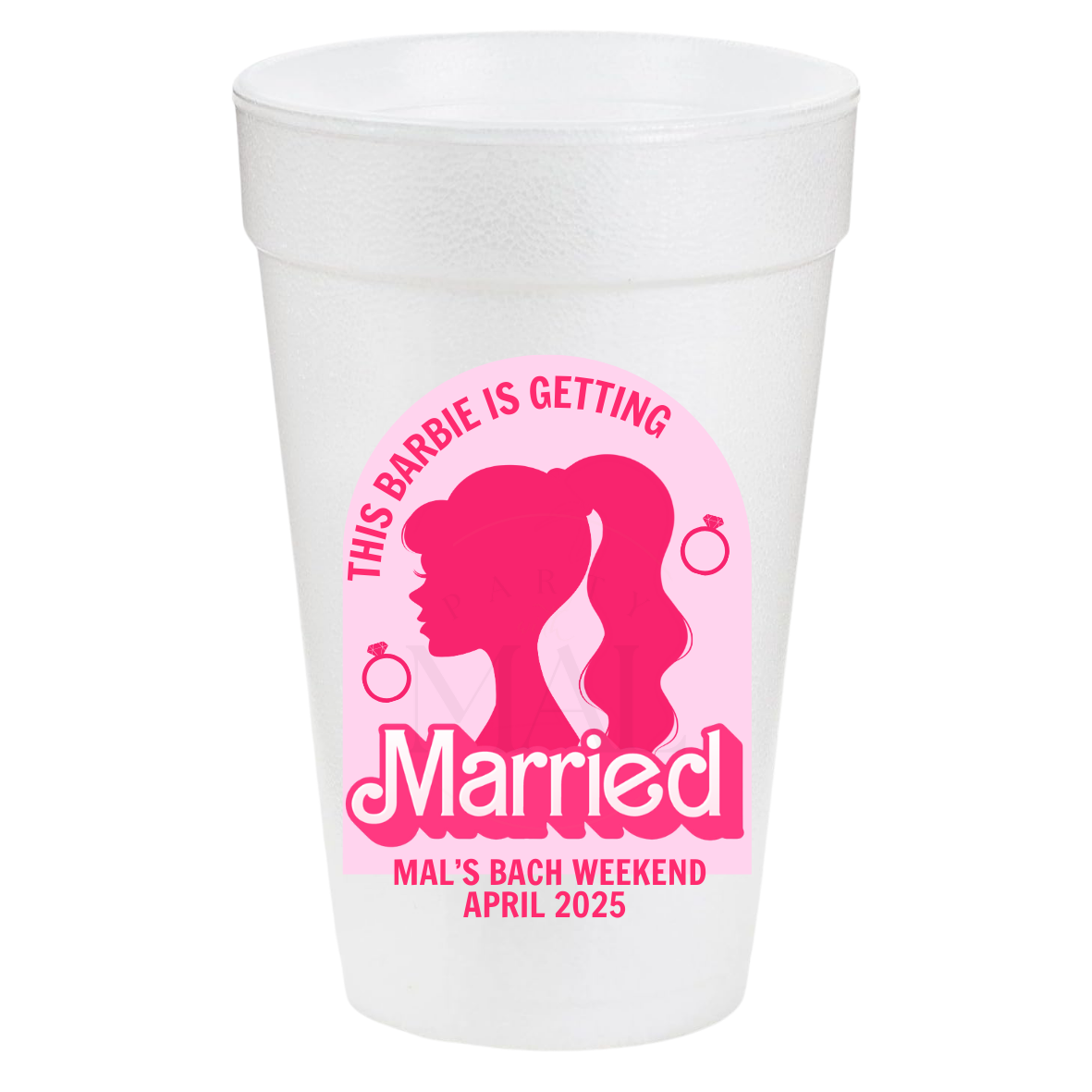 Getting Married Barbie 20oz Cups