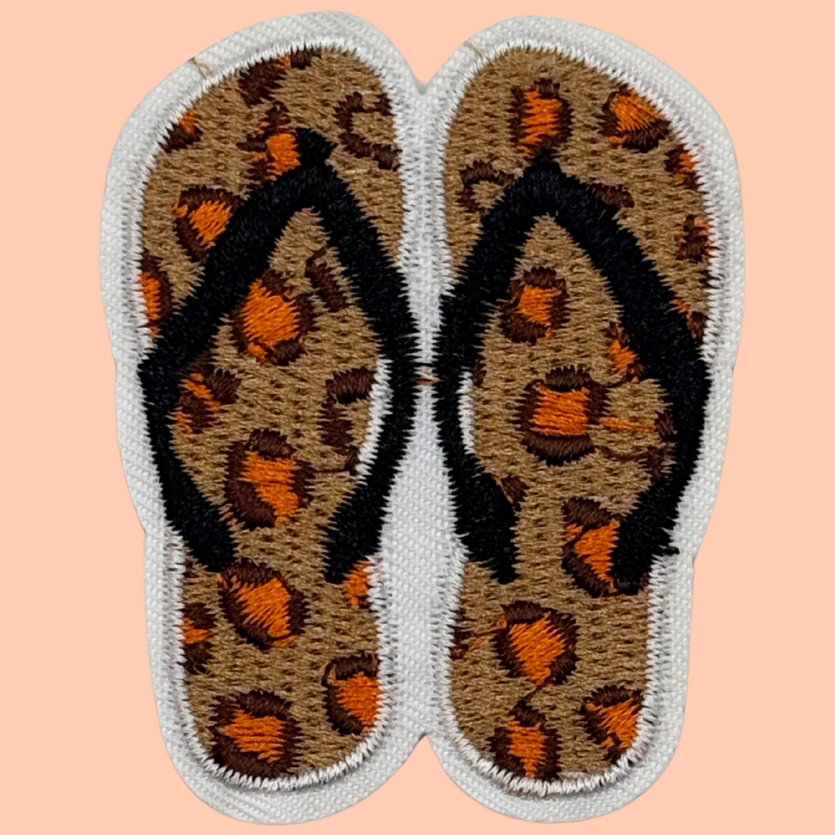 Cheetah Flip Flops