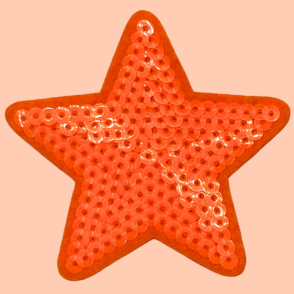 Neon Orange Star Medium