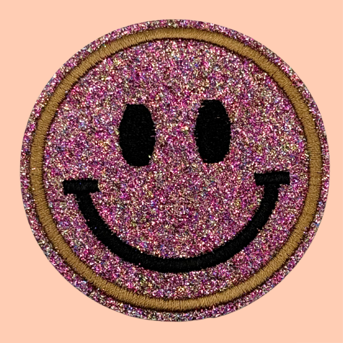 Rosey Shimmery Smiley Face