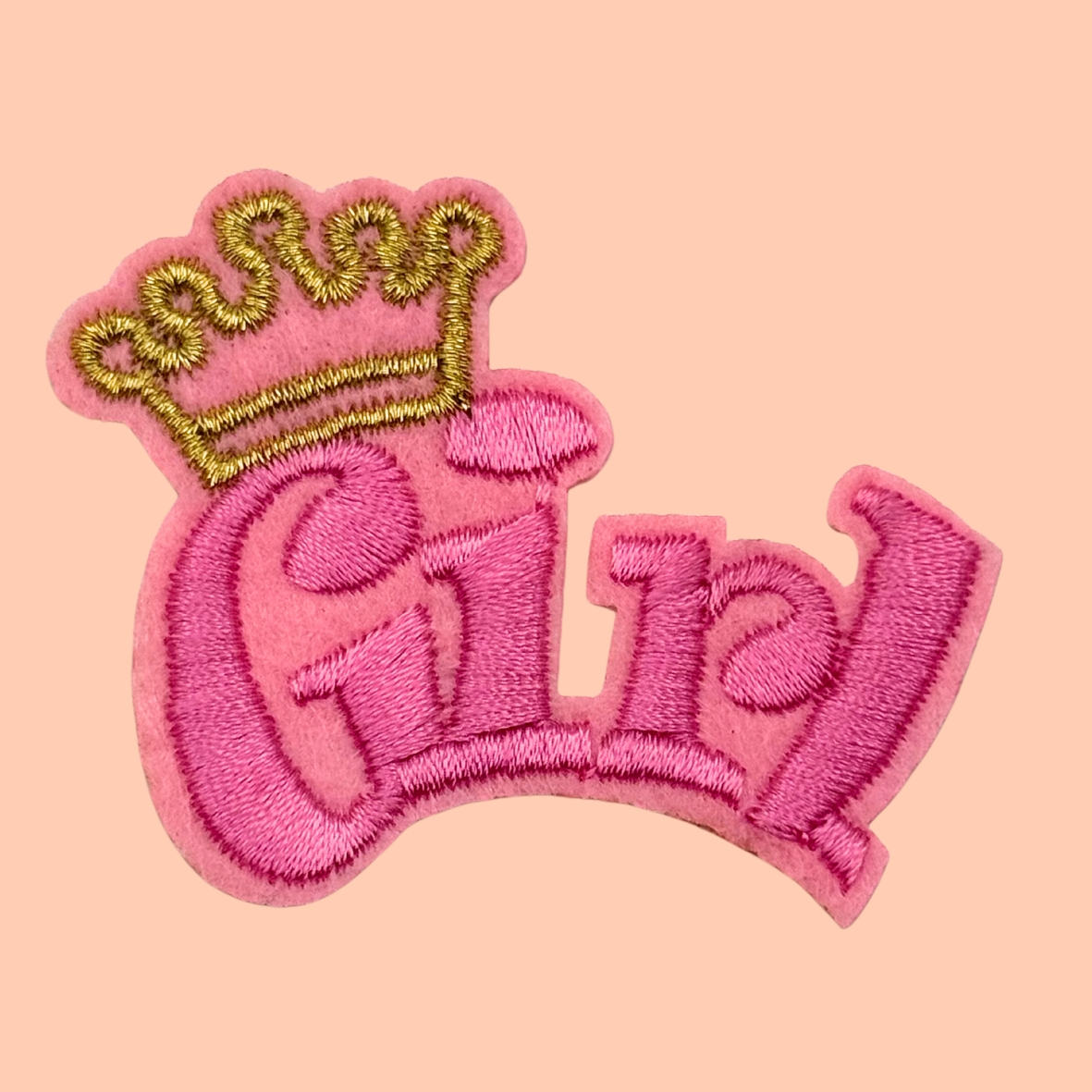Pink Girl with Crown