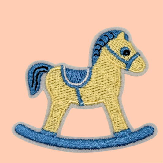 Blue Baby Rocking Horse