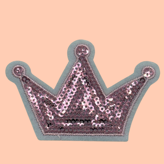 Pink Sequin Crown