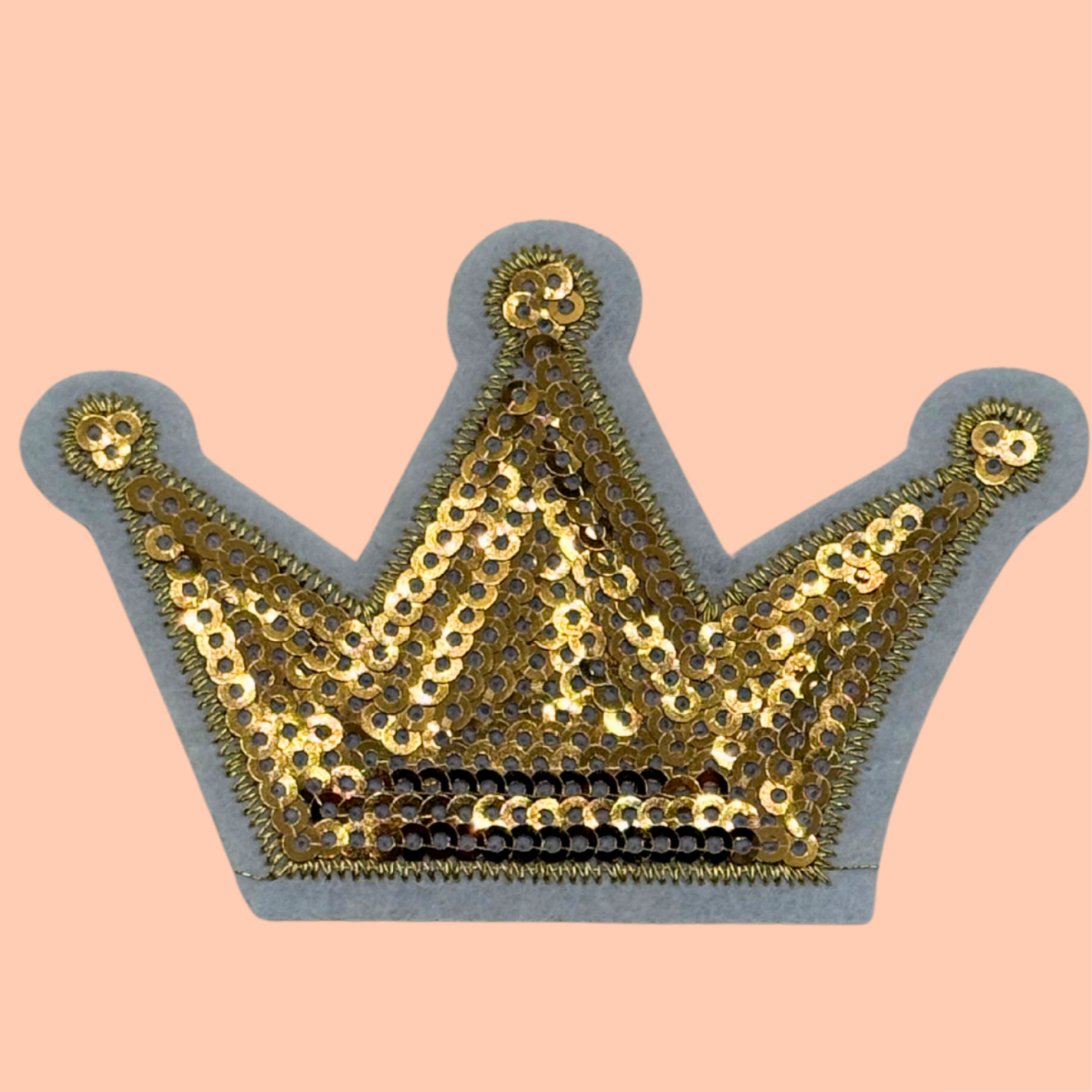 Gold Sequin Crown