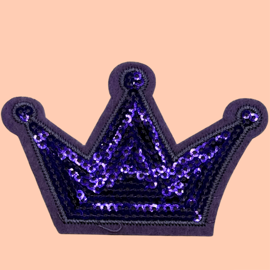 Purple Sequin Crown