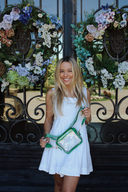 Kelly Green Clear Game Day Bag