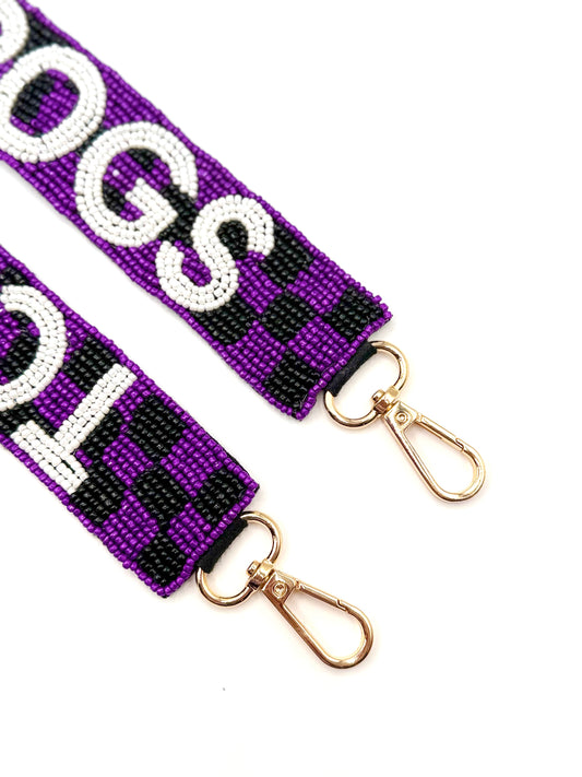 Frogs Checkered Black