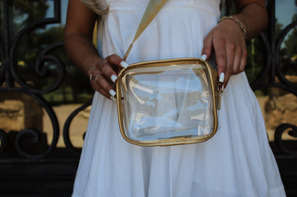 Gold (Deep) Clear Game Day Bag