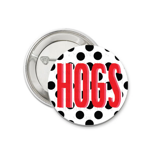 Polka Dot 3" Button