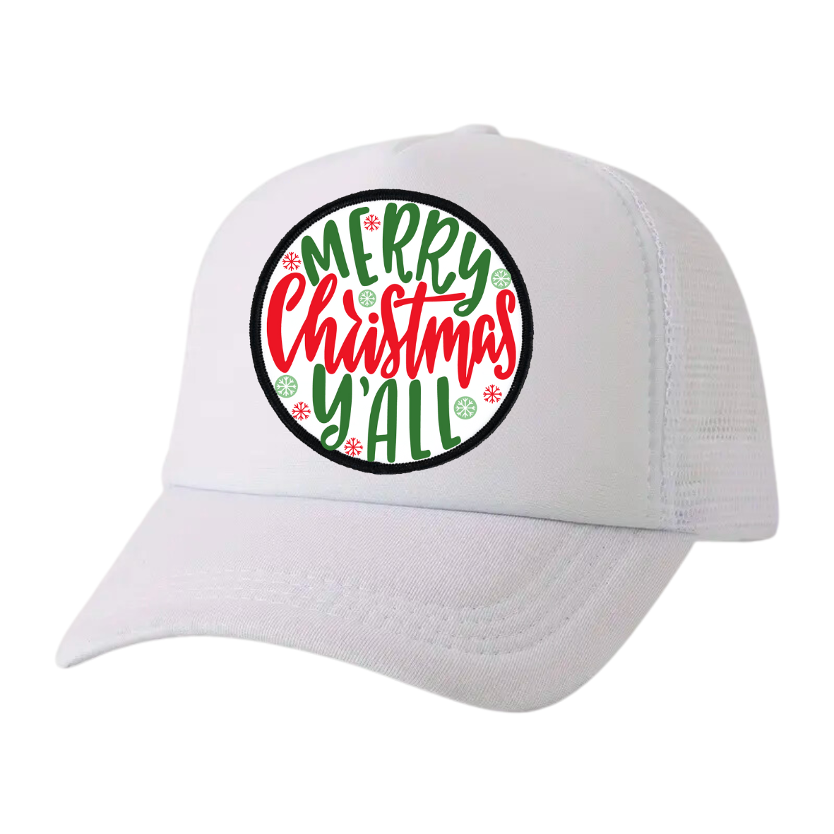 Merry Christmas Y'all Trucker Hat