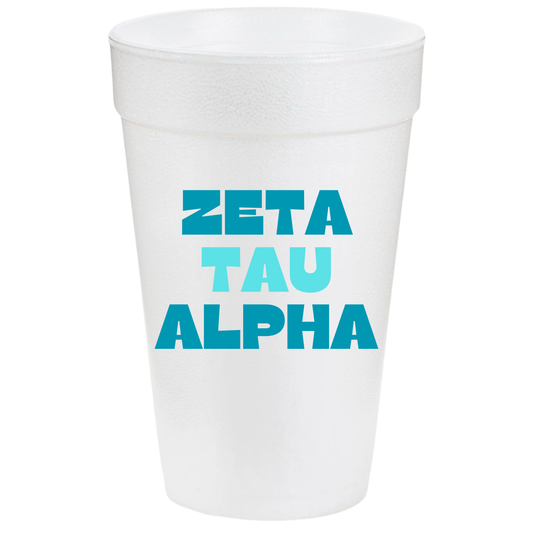 Zeta Tau Alpha  20oz Cups (10 pack)