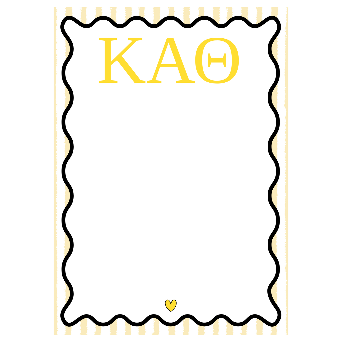 Kappa Alpha Theta Notepad