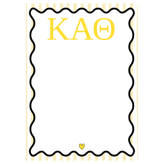 Kappa Alpha Theta Notepad