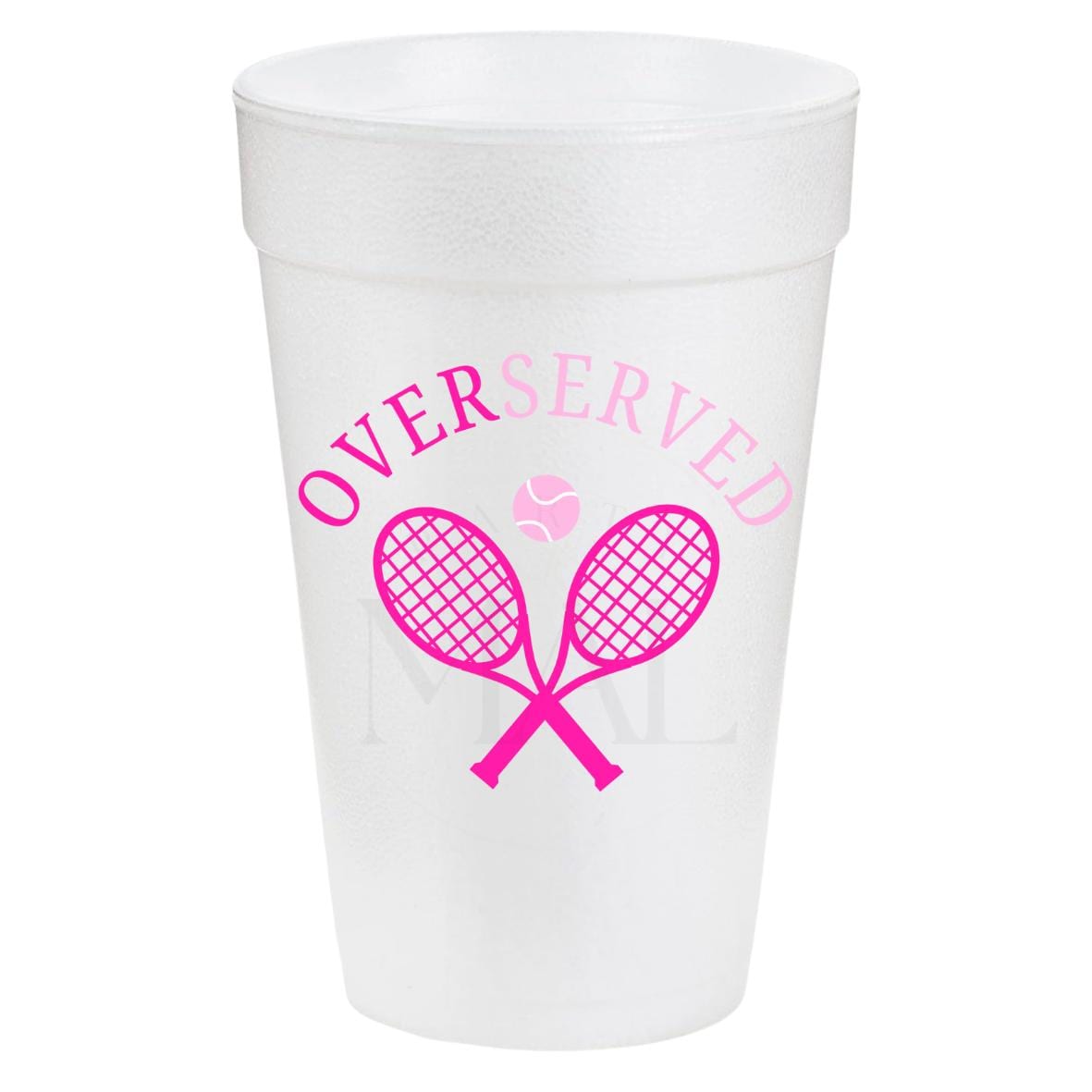 Pink Over-Served 20oz Cups