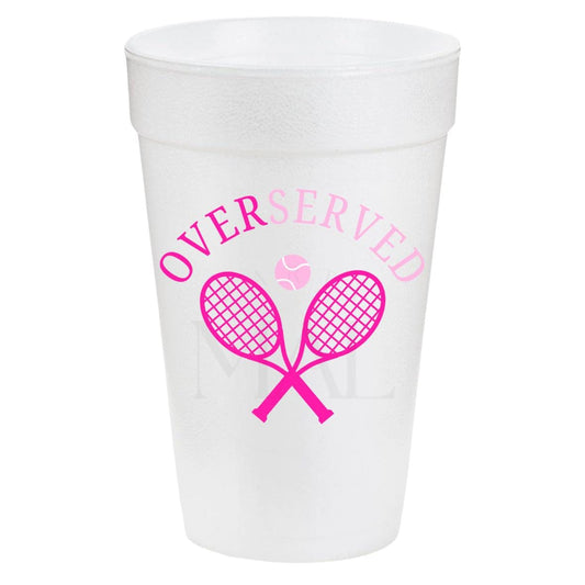 Pink Over-Served 20oz Cups
