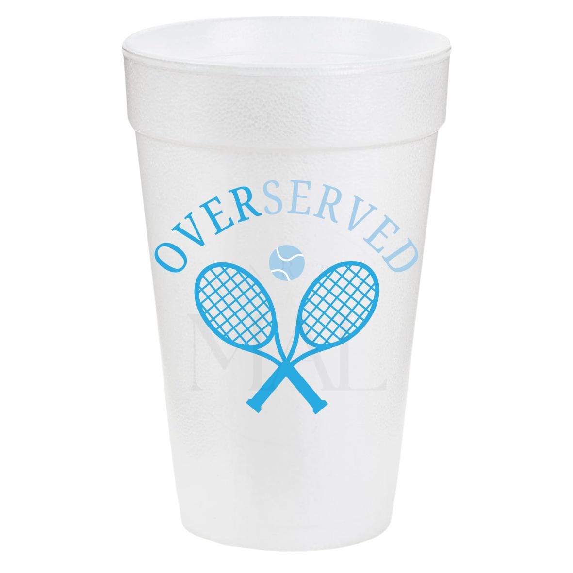 Blue Over-Served 20oz Cups