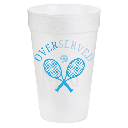 Blue Over-Served 20oz Cups