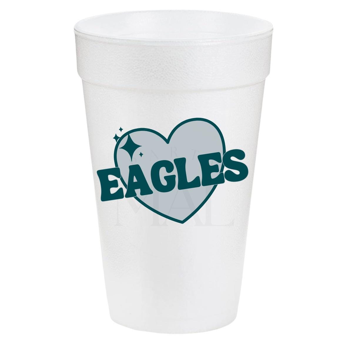 Eagles Heart 20oz Cups